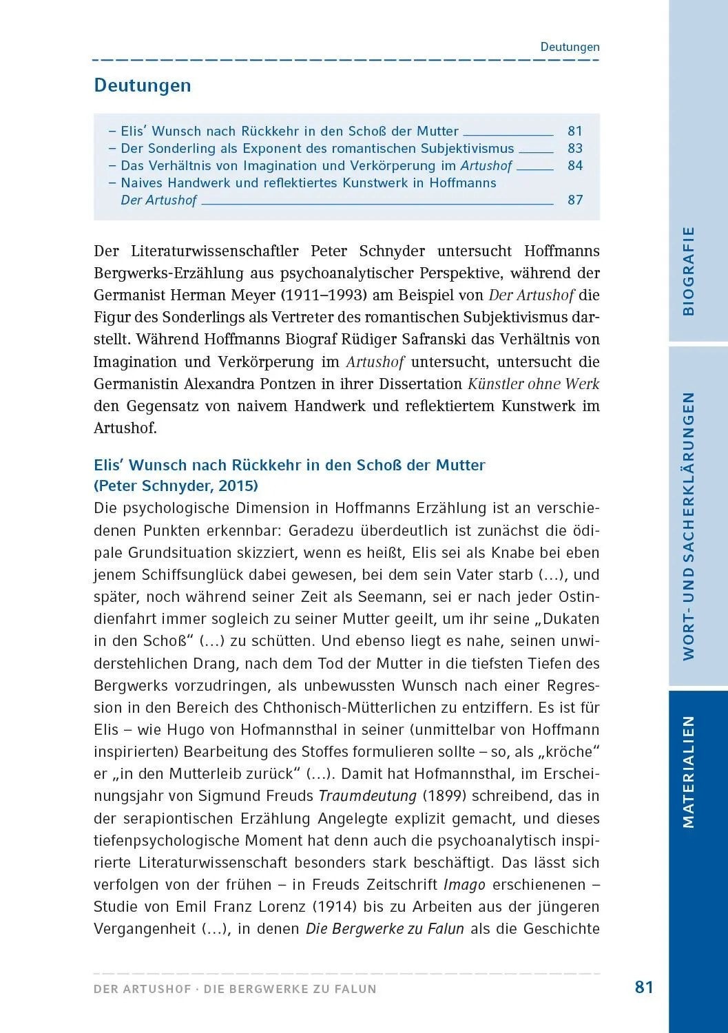 Bild: 9783872915344 | Der Artushof / Die Bergwerke zu Falun | E. T. A. Hoffmann | Buch