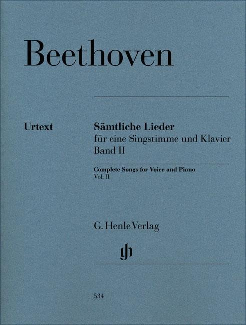Cover: 9790201805344 | Samtliche Lieder Band II | Besetzung: Singstimme und Klavier | Lühning