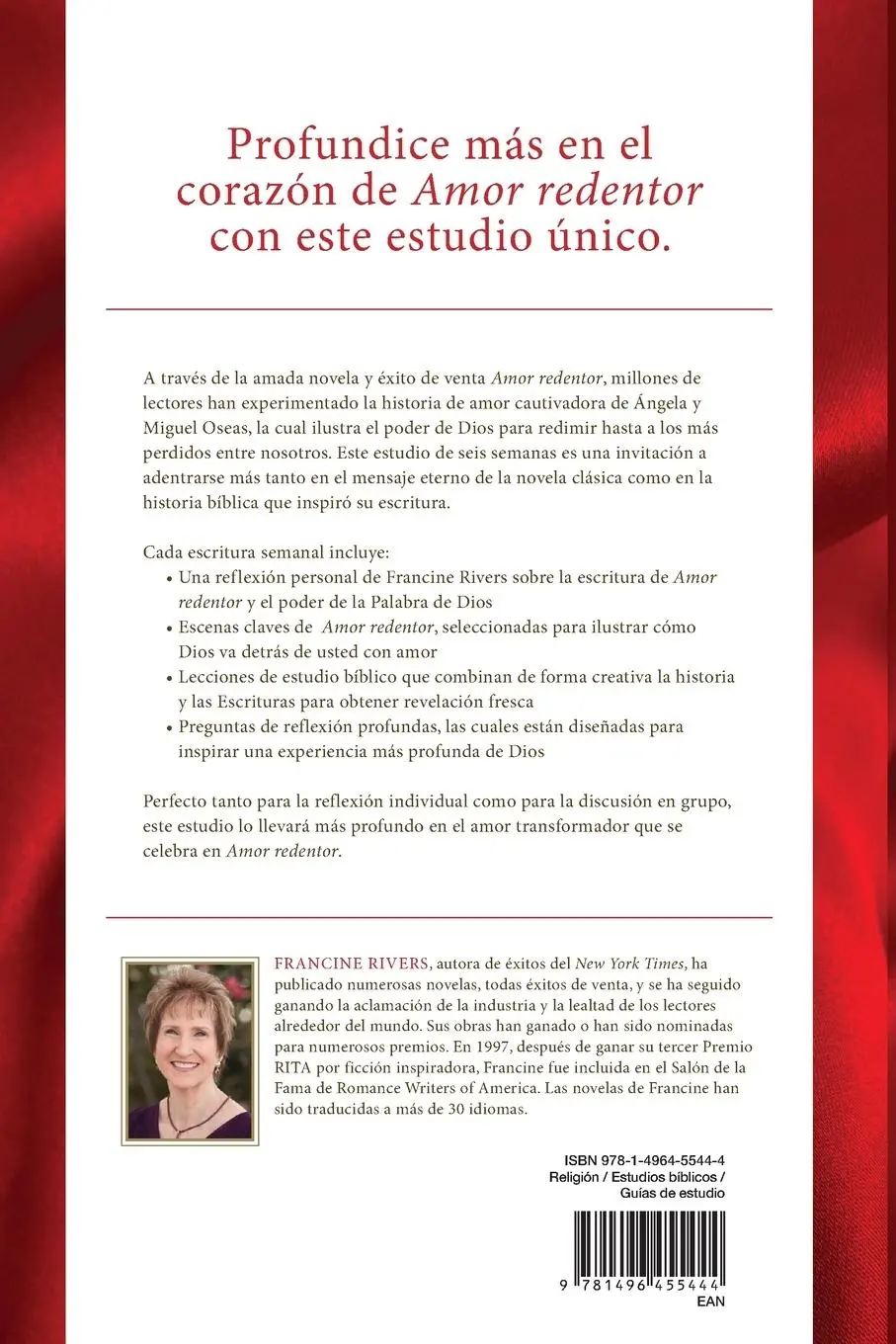 Rückseite: 9781496455444 | Amor redentor | La guía de estudio | Francine Rivers (u. a.) | Buch