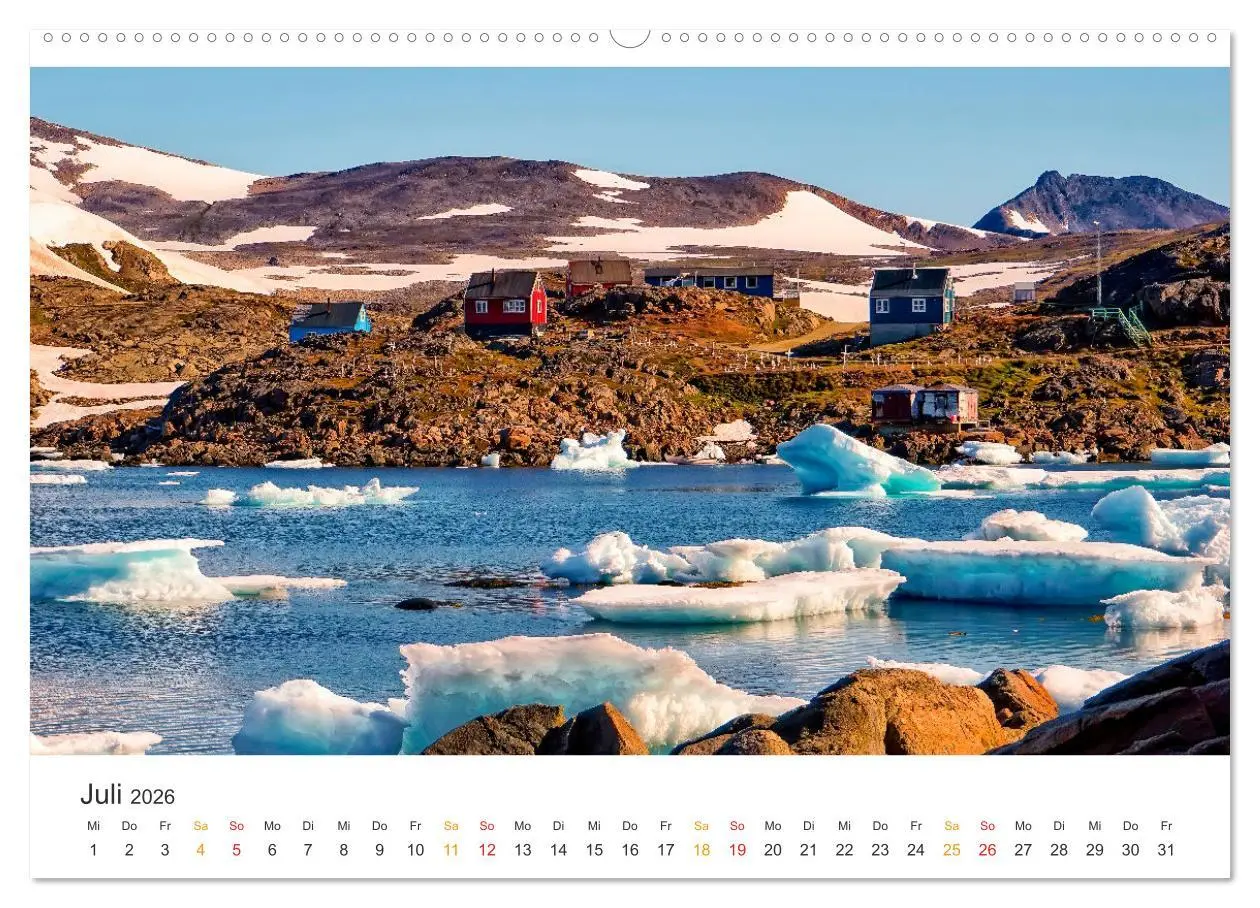 Bild: 9783457265444 | Grönland - Arktische Träume (Wandkalender 2026 DIN A2 quer),...