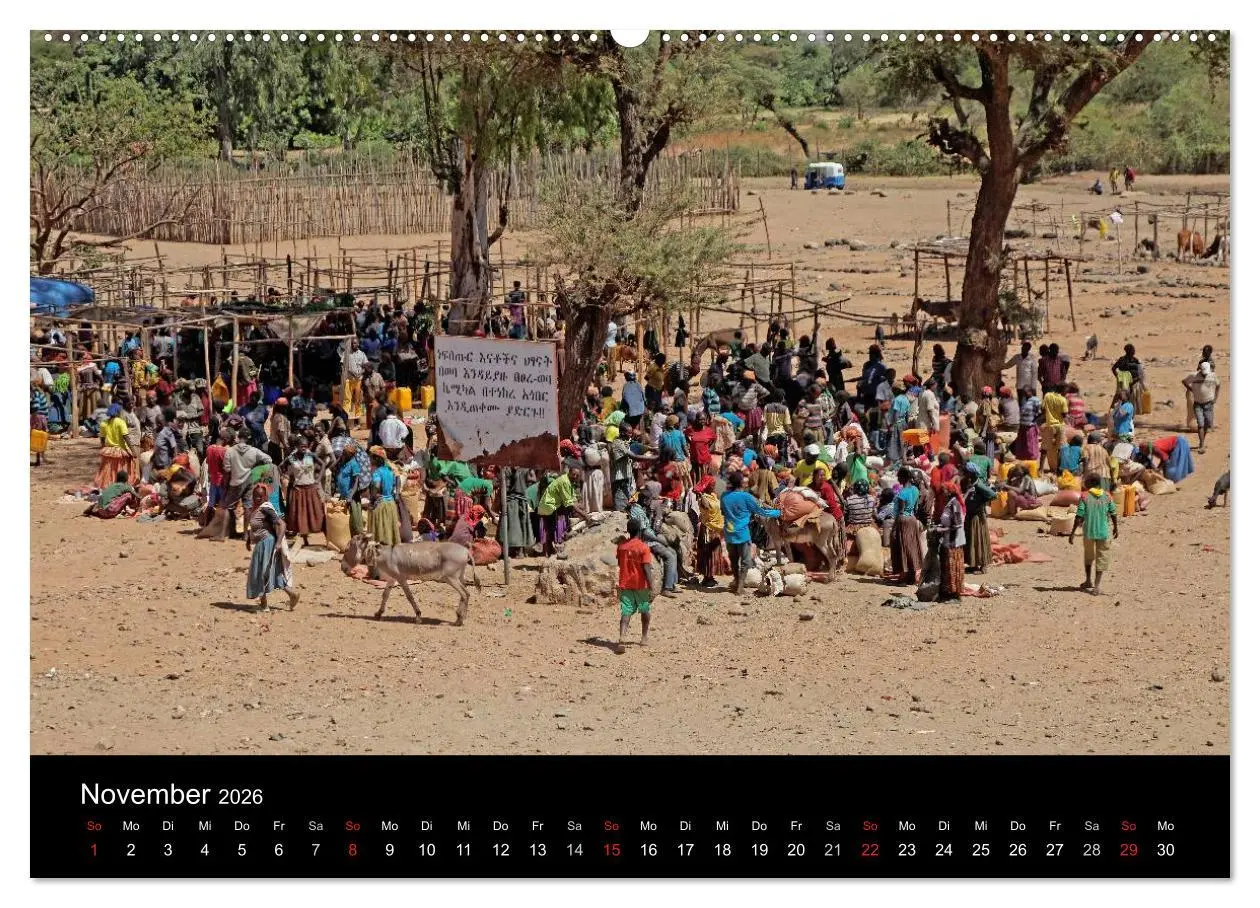 Bild: 9783516045444 | Landleben in Äthiopien (Wandkalender 2026 DIN A2 quer), CALVENDO...