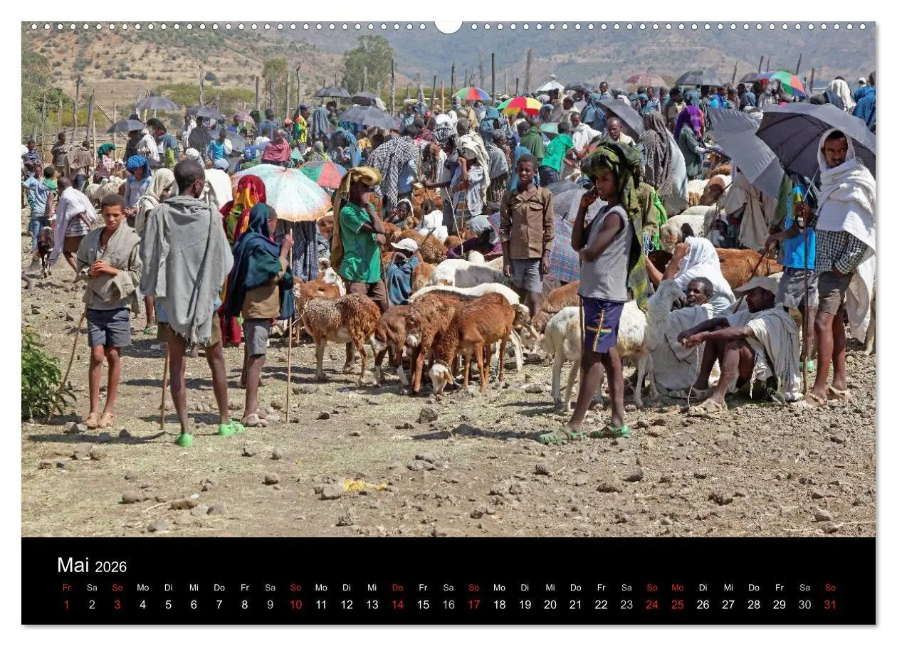 Bild: 9783516045444 | Landleben in Äthiopien (Wandkalender 2026 DIN A2 quer), CALVENDO...