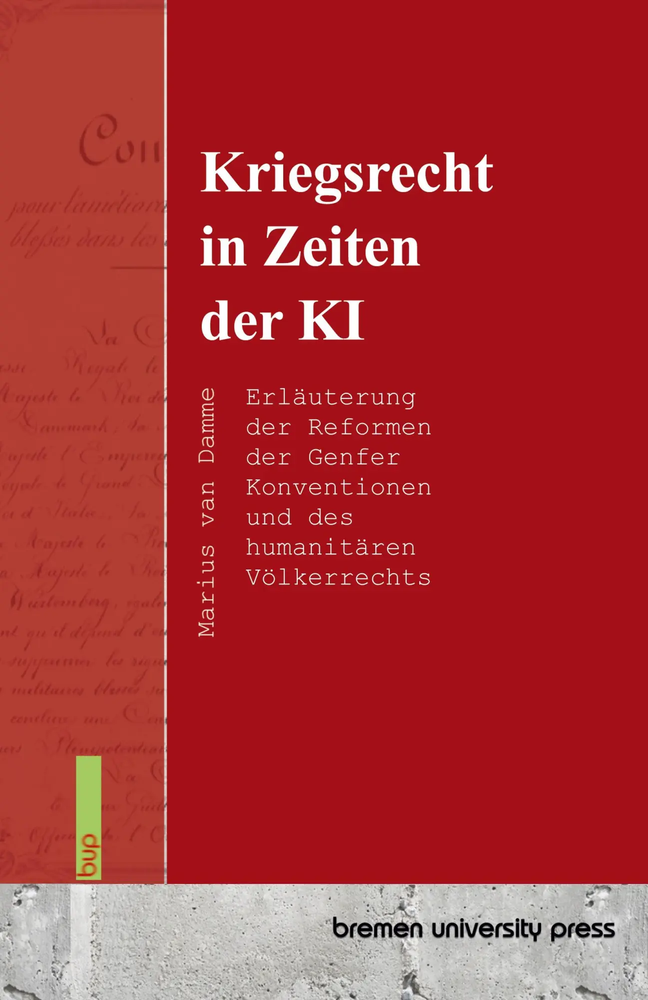 Cover: 9783691735444 | Kriegsrecht in Zeiten der KI | Marius van Damme | Taschenbuch | 140 S.
