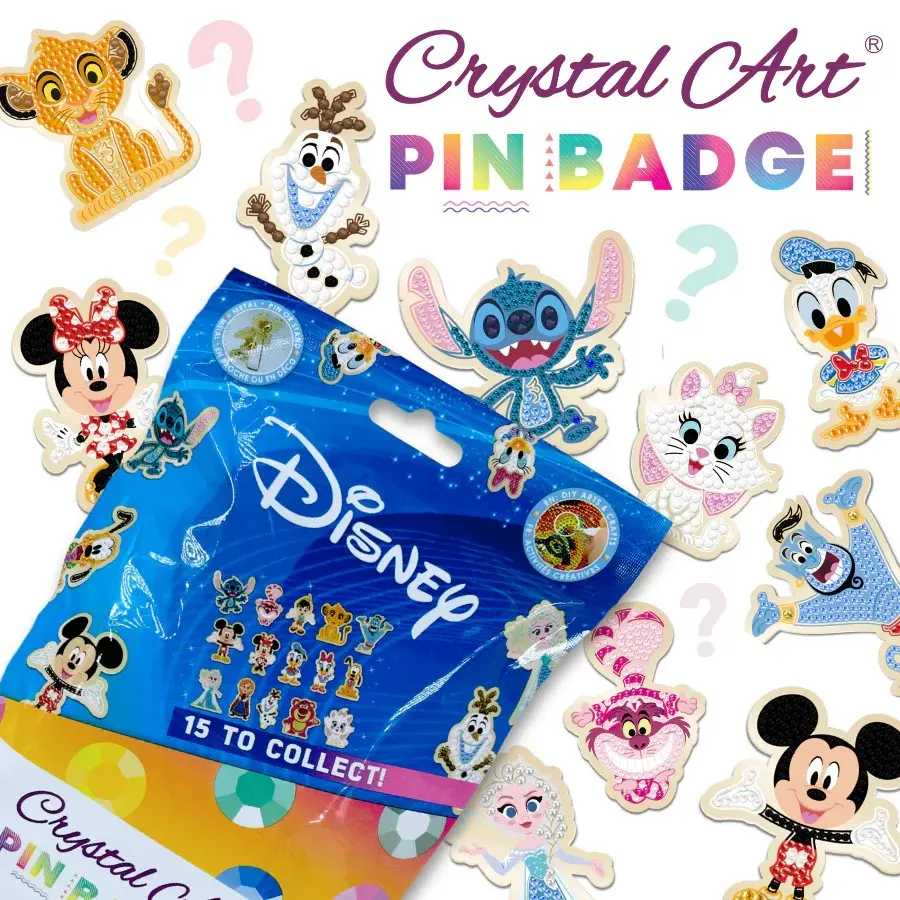 Cover: 5056588615544 | Craft Buddy CAPIN-31DNY01 - Crystal Art Pin Badges,...