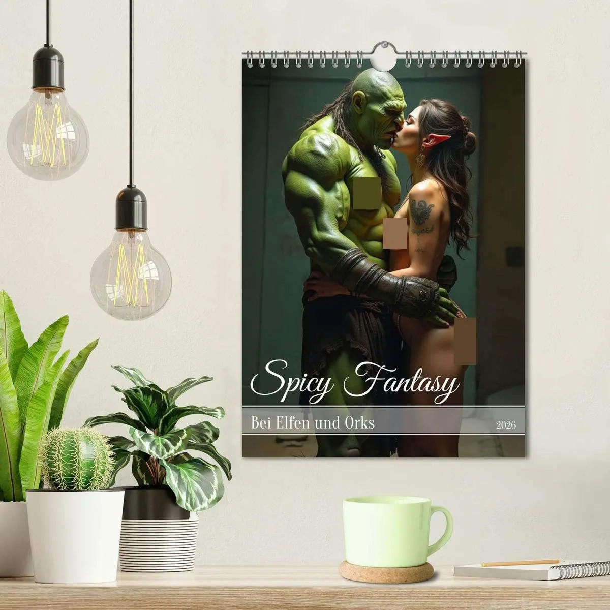 Bild: 9783457255544 | Spicy Fantasy - Bei Elfen und Orks (Wandkalender 2026 DIN A4 hoch),...