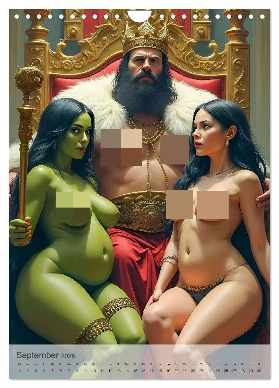Bild: 9783457255544 | Spicy Fantasy - Bei Elfen und Orks (Wandkalender 2026 DIN A4 hoch),...