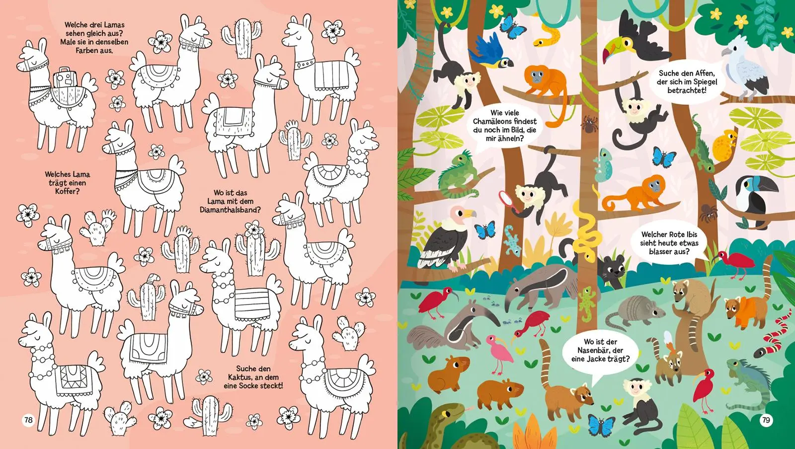 Bild: 9783741525544 | Mein lustiges Suchbuch - Tiere | Lisa Regan | Taschenbuch | 96 S.