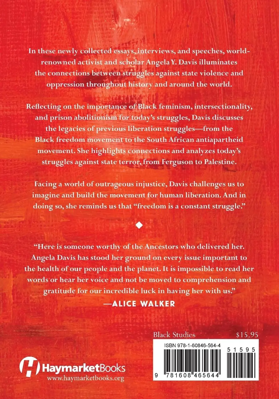Rückseite: 9781608465644 | Freedom Is a Constant Struggle | Angela Y Davis | Taschenbuch | 2019