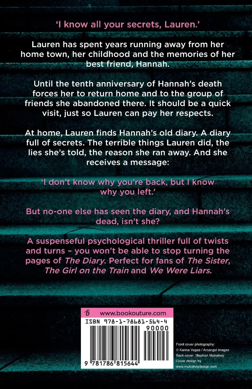 Rückseite: 9781786815644 | The Diary | A completely addictive psychological thriller | Patis