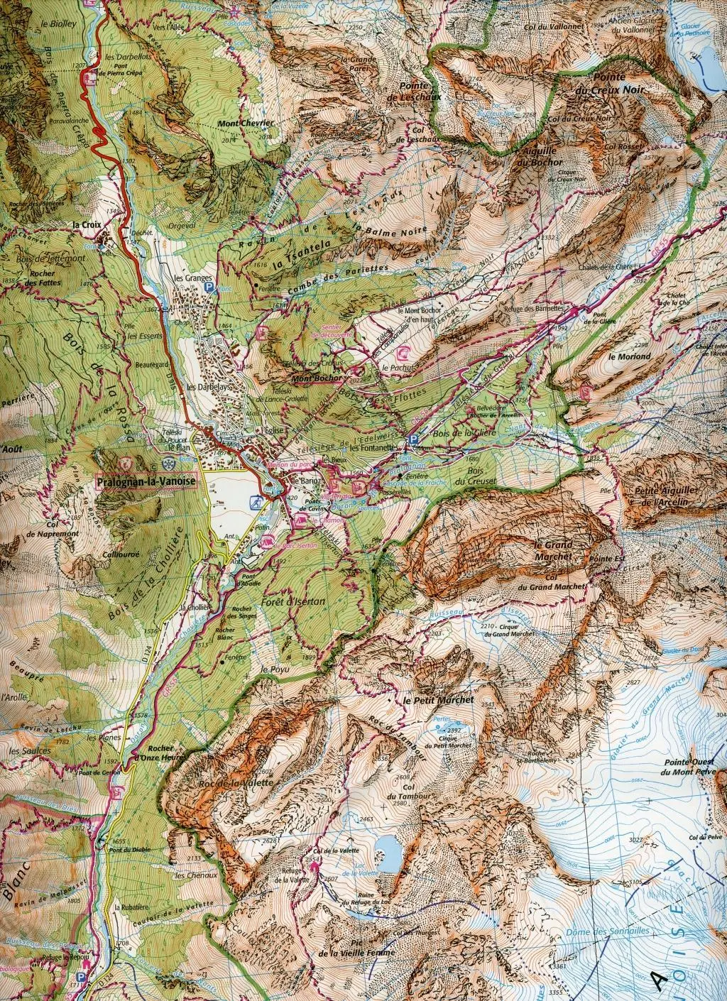 Bild: 9782758545644 | les Trois Vallées. Modane. PN de La Vanoise 1:25 000 | (Land-)Karte