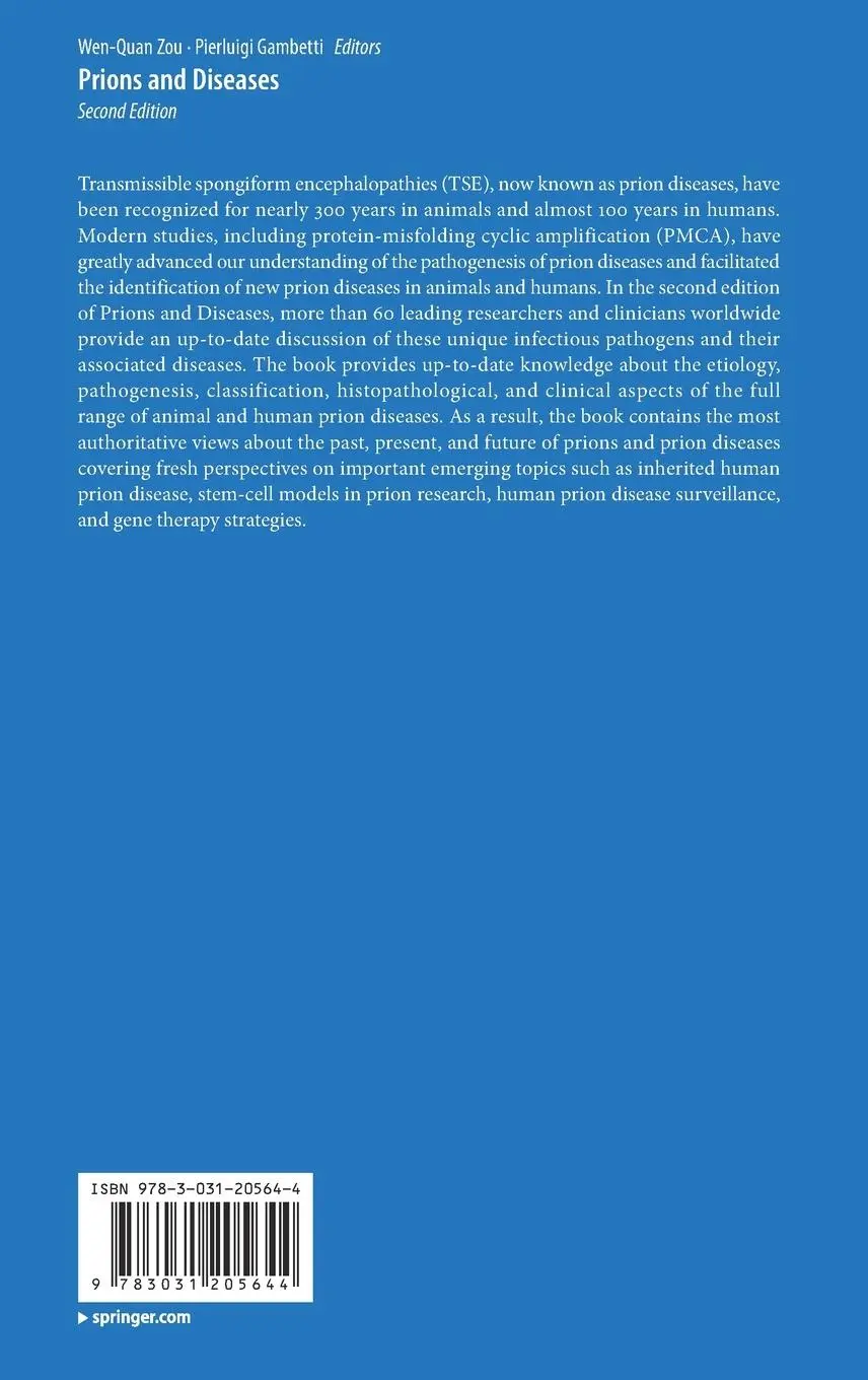 Rückseite: 9783031205644 | Prions and Diseases | Pierluigi Gambetti (u. a.) | Buch | xii | 2023