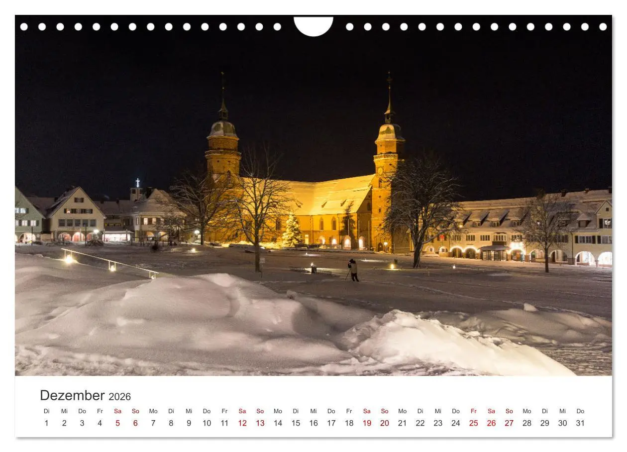 Bild: 9783457625644 | Freudenstadt 2026 (Wandkalender 2026 DIN A4 quer), CALVENDO...