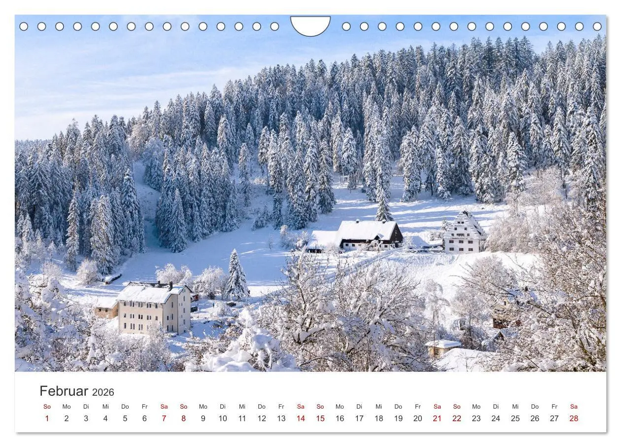 Bild: 9783457625644 | Freudenstadt 2026 (Wandkalender 2026 DIN A4 quer), CALVENDO...