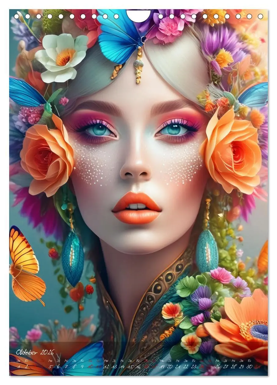 Bild: 9783516265644 | Mystische Frauen - Göttinnen der Metamorphose (Wandkalender 2026...