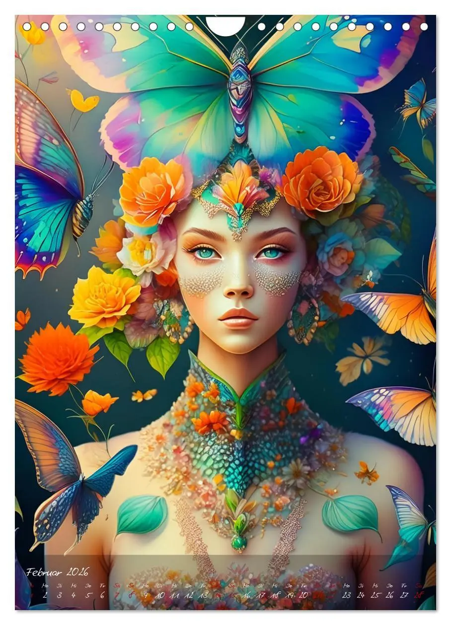 Bild: 9783516265644 | Mystische Frauen - Göttinnen der Metamorphose (Wandkalender 2026...