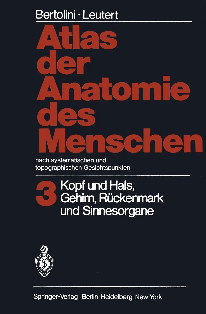 Cover: 9783642685644 | Atlas der Anatomie des Menschen Nach systematischen und...