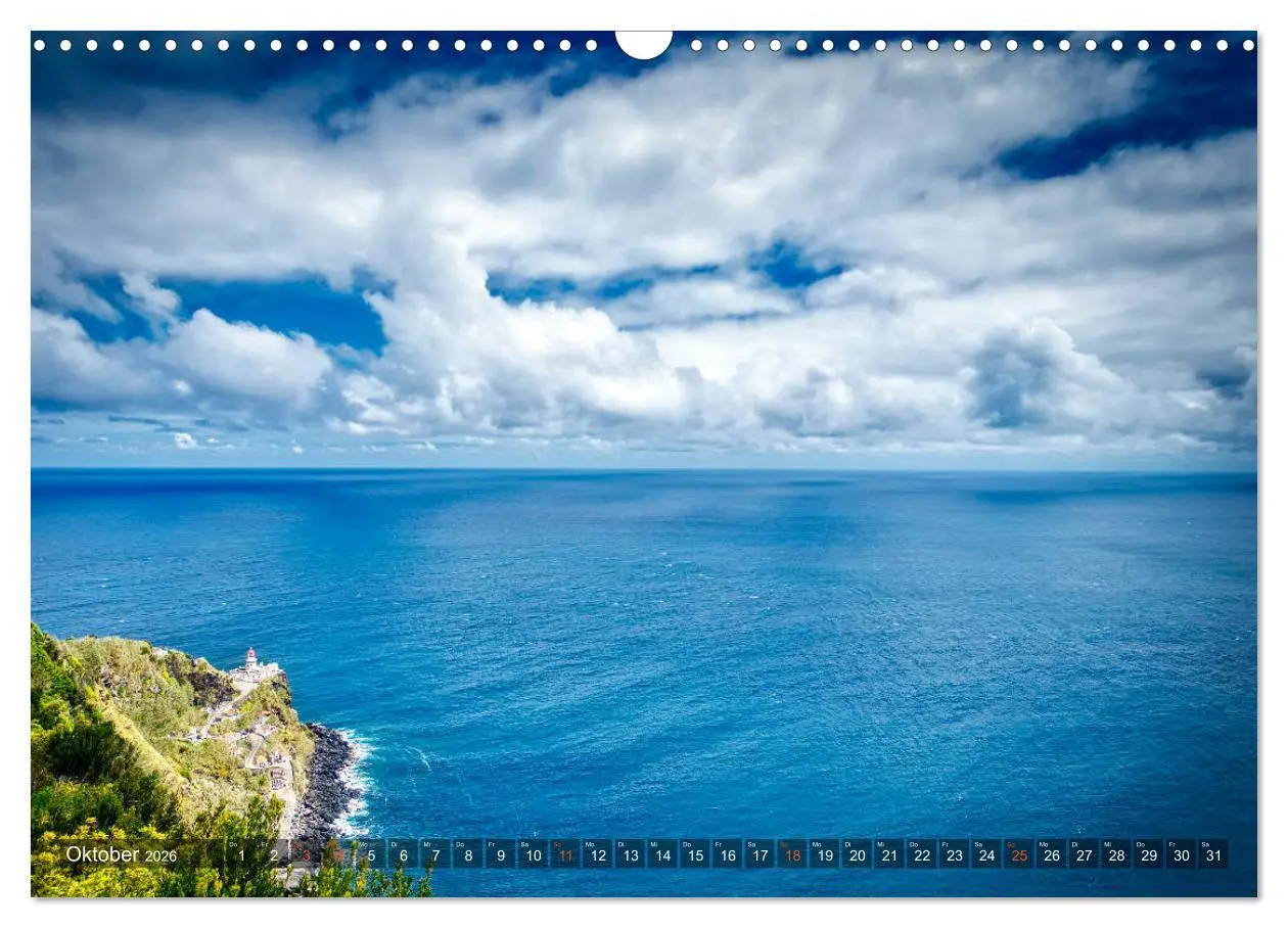 Bild: 9783457925744 | A Z O R E N (Wandkalender 2026 DIN A3 quer), CALVENDO Monatskalender