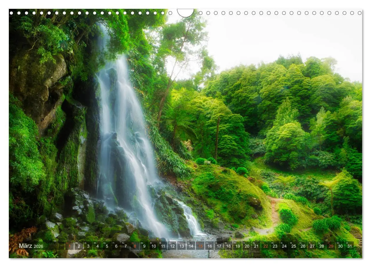 Bild: 9783457925744 | A Z O R E N (Wandkalender 2026 DIN A3 quer), CALVENDO Monatskalender