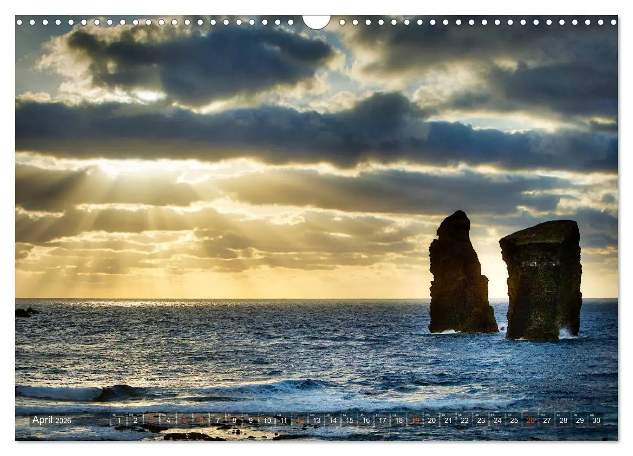 Bild: 9783457925744 | A Z O R E N (Wandkalender 2026 DIN A3 quer), CALVENDO Monatskalender