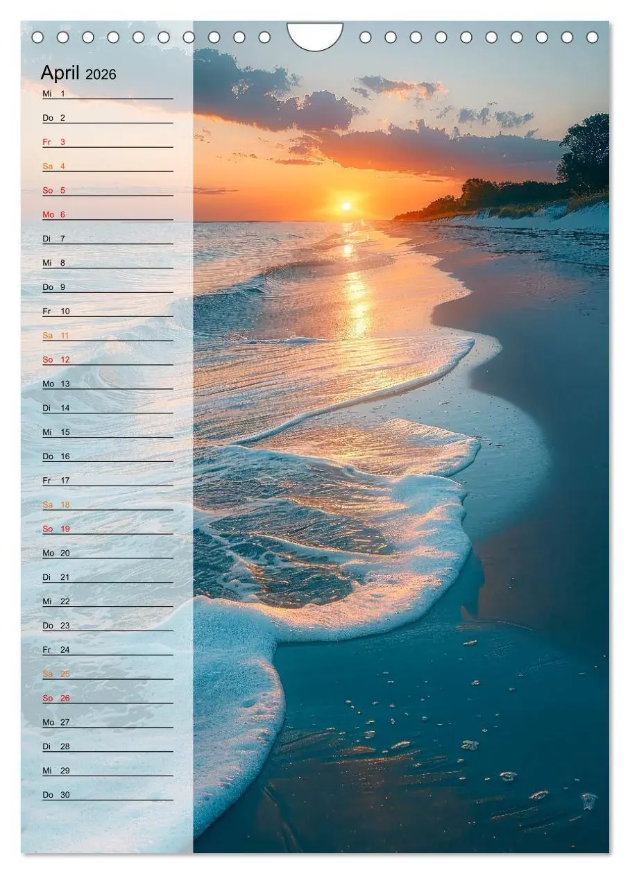 Bild: 9783516255744 | Maritim, Deutschlands Küsten (Wandkalender 2026 DIN A4 hoch),...