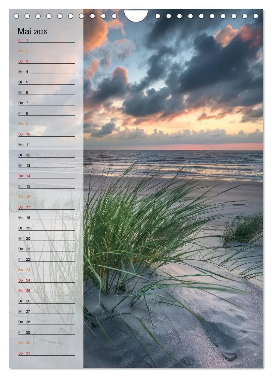 Bild: 9783516255744 | Maritim, Deutschlands Küsten (Wandkalender 2026 DIN A4 hoch),...