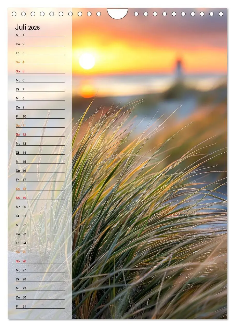 Bild: 9783516255744 | Maritim, Deutschlands Küsten (Wandkalender 2026 DIN A4 hoch),...