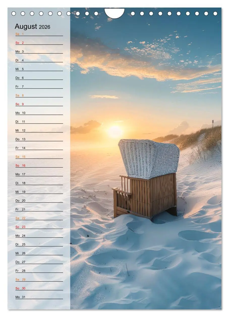 Bild: 9783516255744 | Maritim, Deutschlands Küsten (Wandkalender 2026 DIN A4 hoch),...