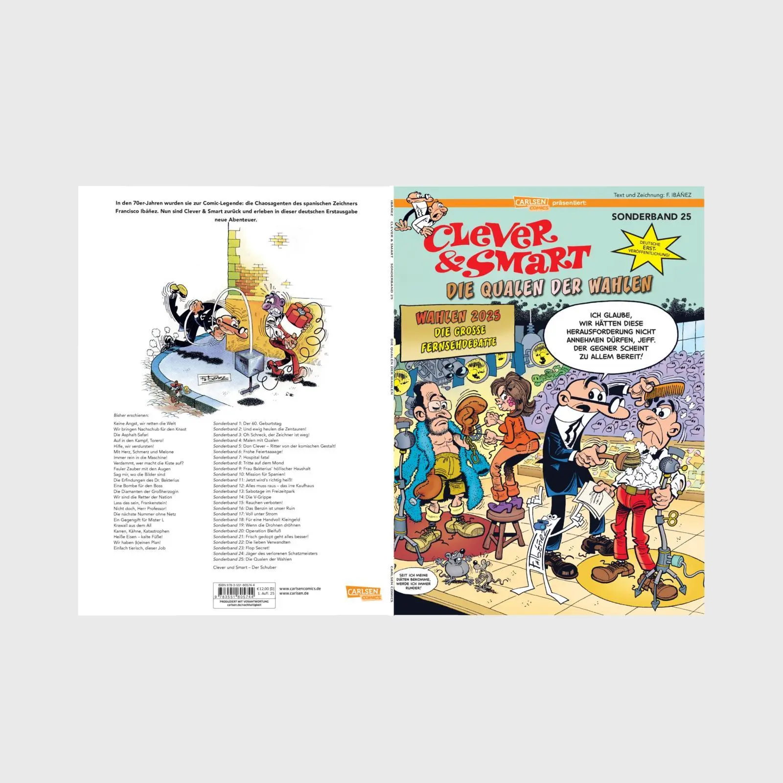 Bild: 9783551805744 | Clever und Smart Sonderband 25: Die Qualen der Wahlen | Ibáñez | Buch