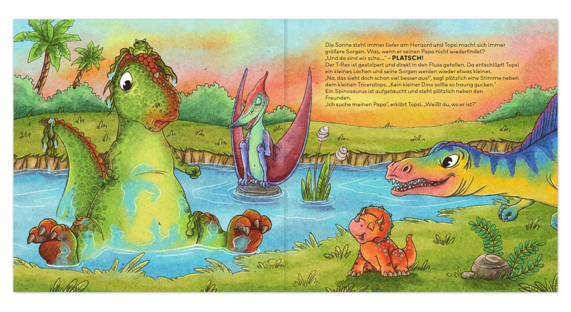 Bild: 9783780665744 | Neue Dino-Freunde für Topsi | Ein Bilderbuch mit 14 Spielfiguren