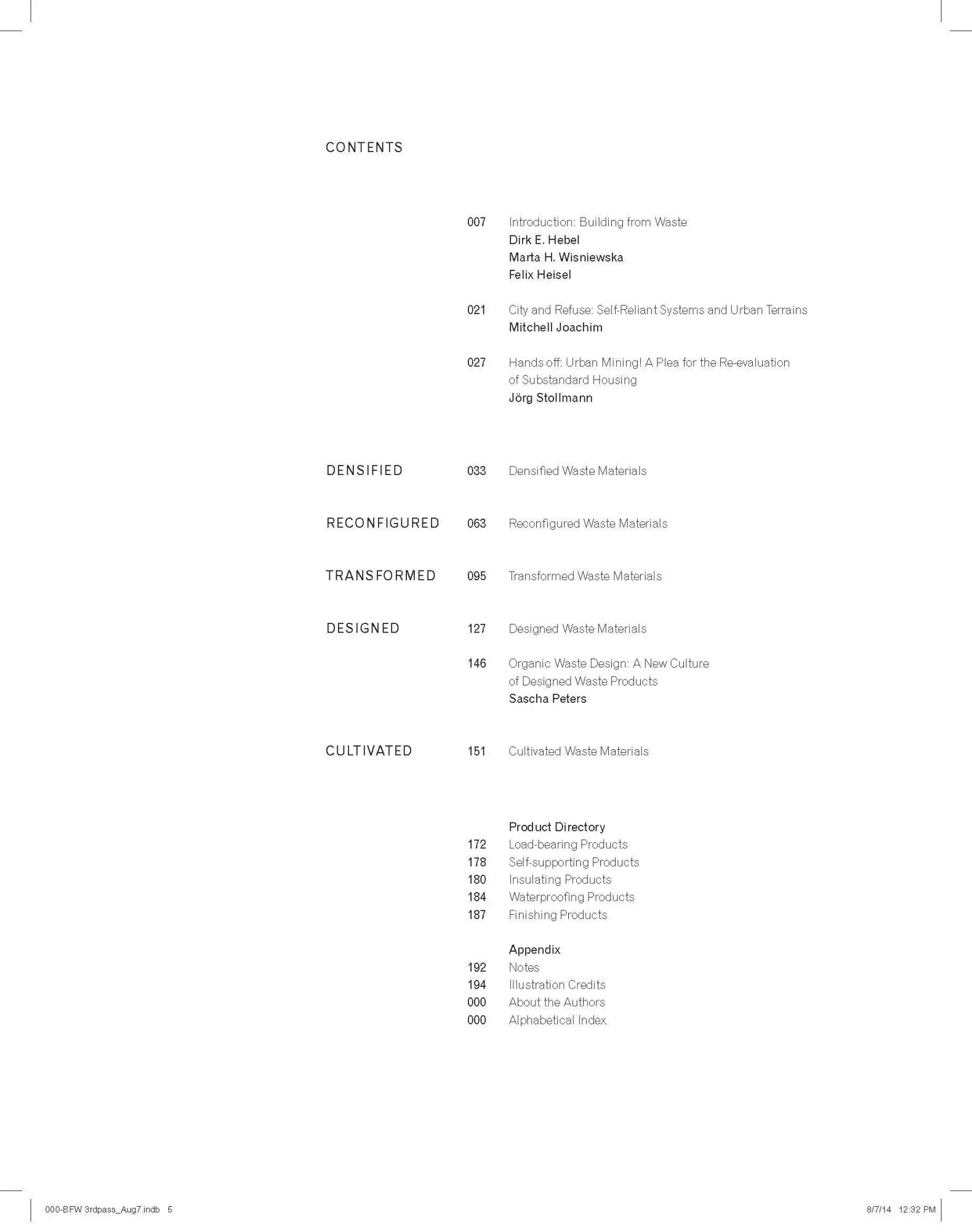 Bild: 9783038215844 | Building from Waste | Dirk E. Hebel (u. a.) | Buch | 200 S. | Englisch