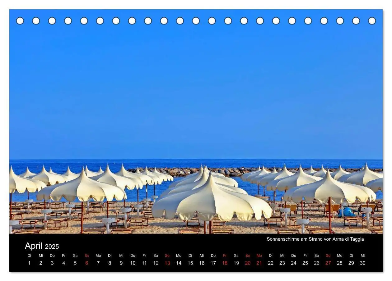 Bild: 9783435825844 | Ligurien - die italienische Riviera (Tischkalender 2025 DIN A5...