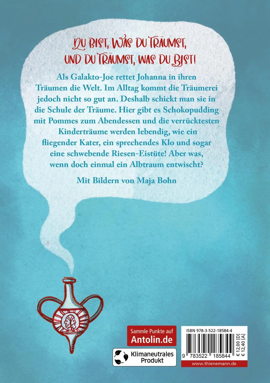 Rückseite: 9783522185844 | Die Schule der verrückten Träume 01 | Florian Beckerhoff | Buch | 2022