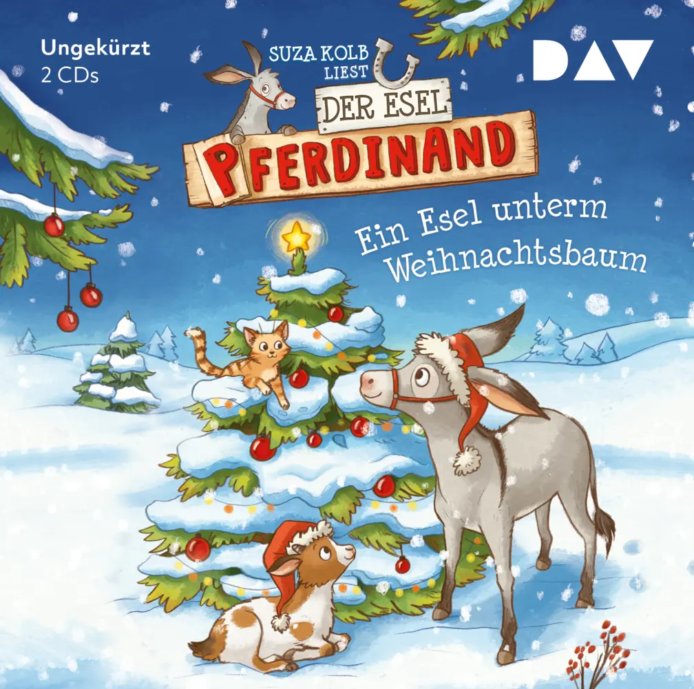Der Esel Pferdinand - Ein Esel unterm Weihnachtsbaum,2 Audio-CD