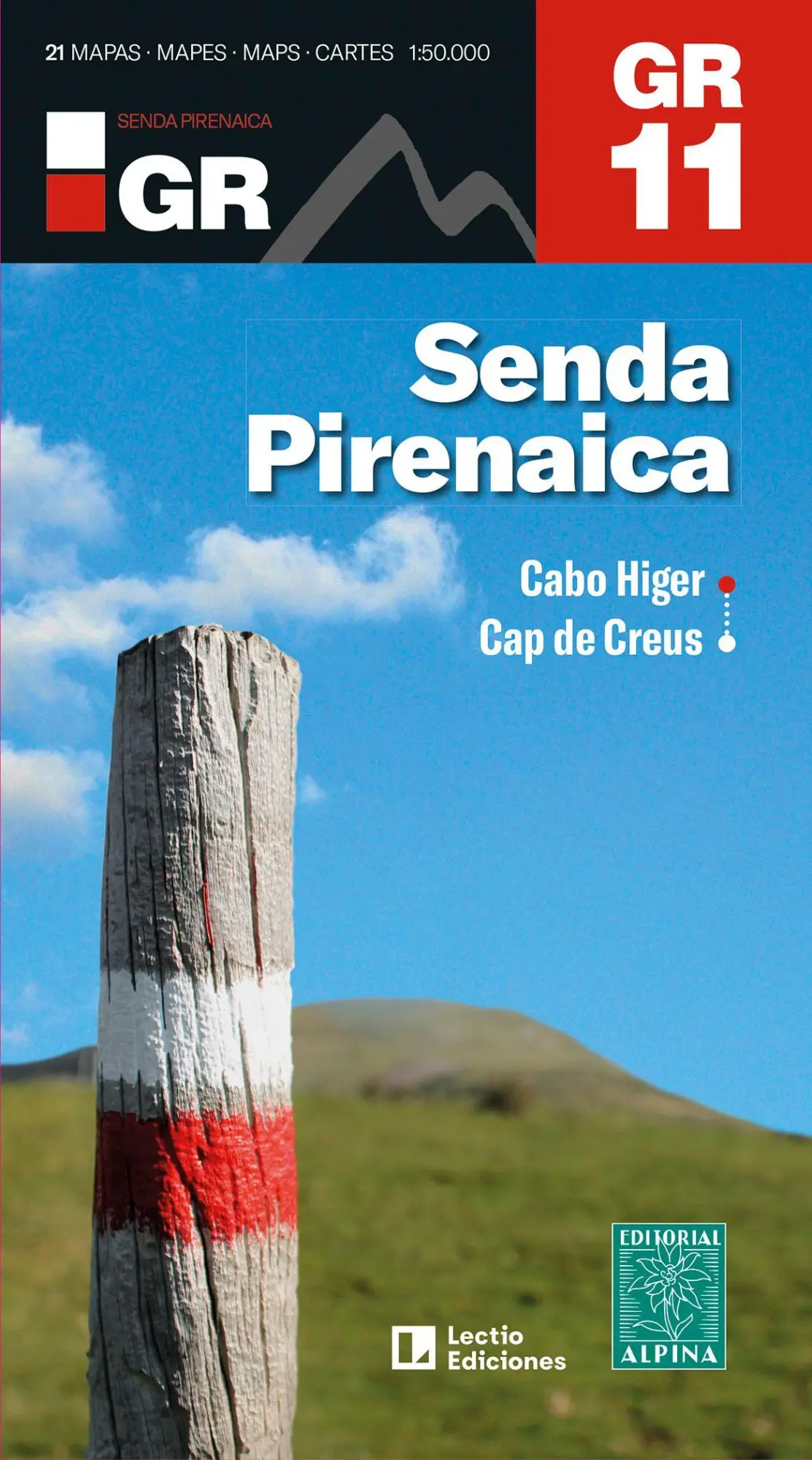 Cover: 9788418735844 | GR 11 Pyrenean Trail - Senda Pirenaica | 1:50000 | (Land-)Karte | 2025