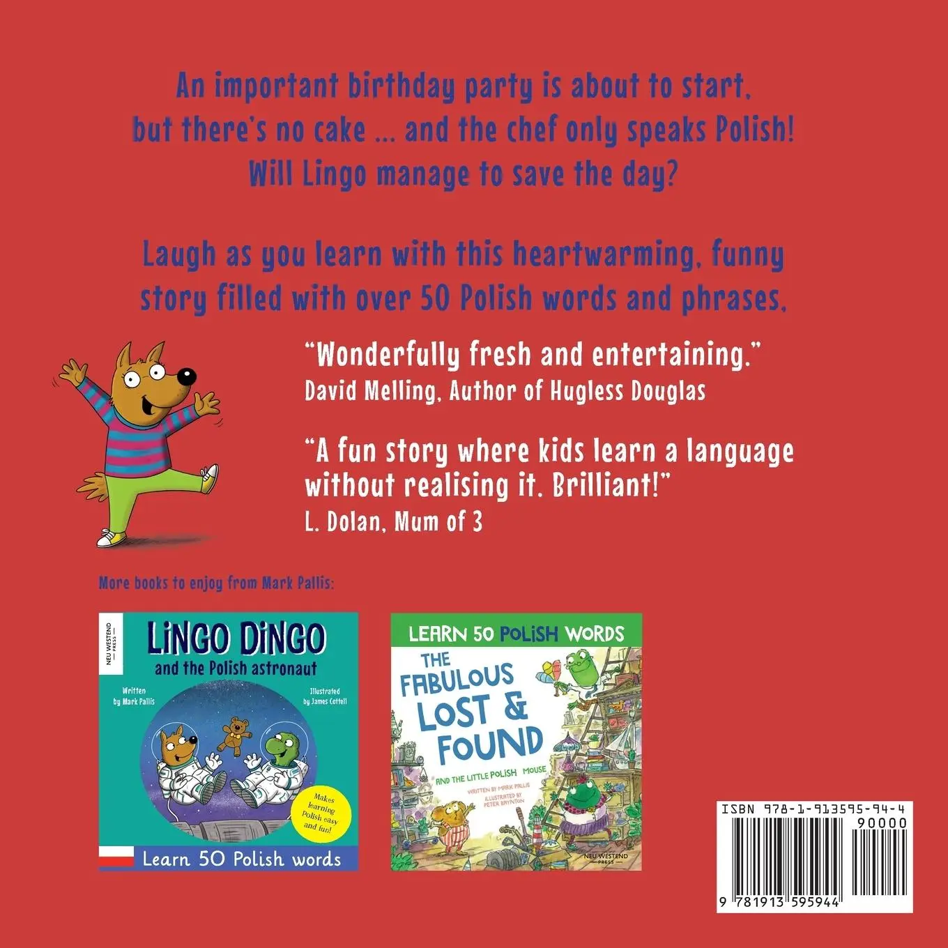Rückseite: 9781913595944 | Lingo Dingo and the Polish Chef | Mark Pallis | Taschenbuch | Englisch