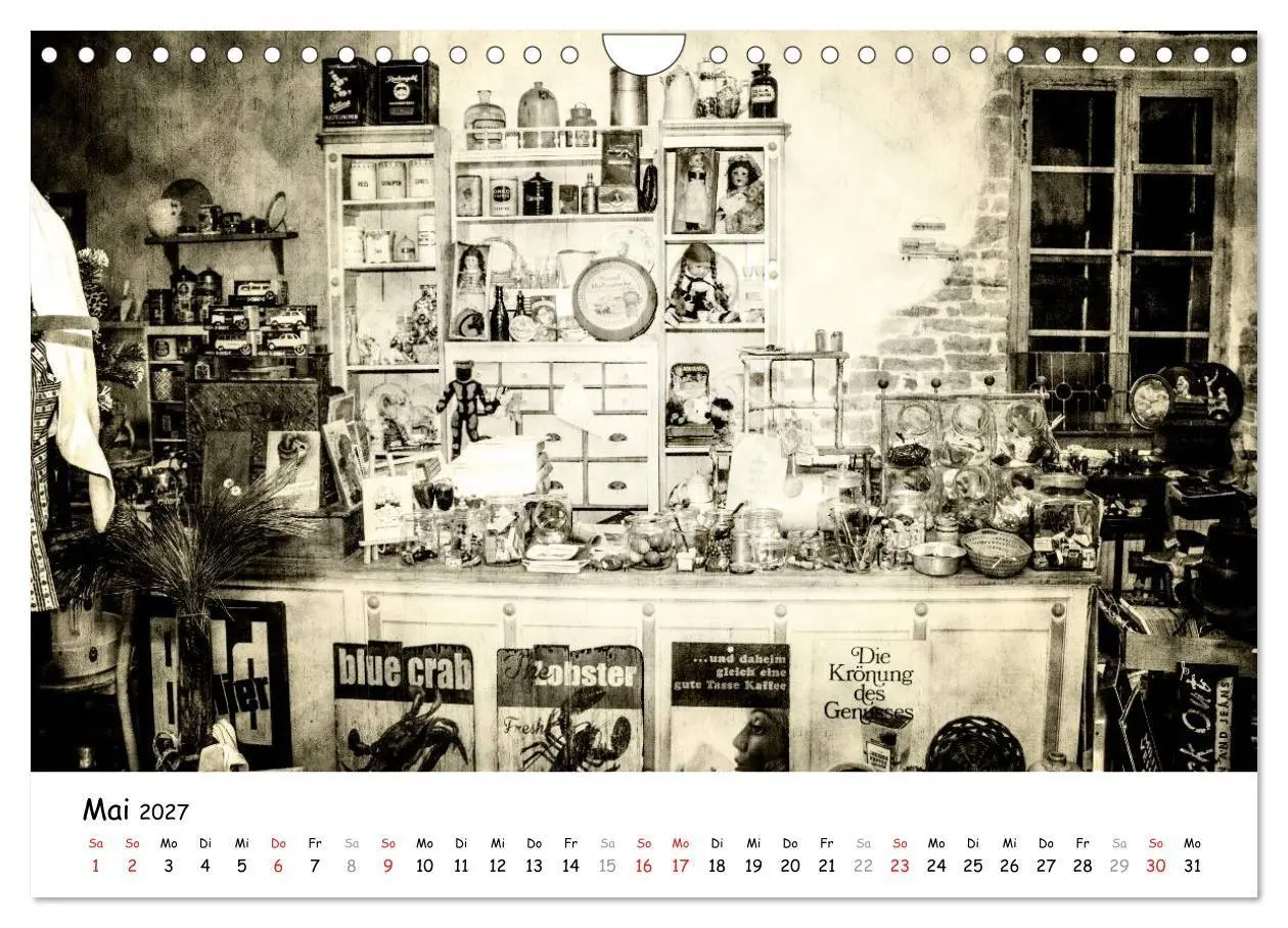 Bild: 9783594145944 | Retro (Wandkalender 2027 DIN A4 quer), CALVENDO Monatskalender | 2027