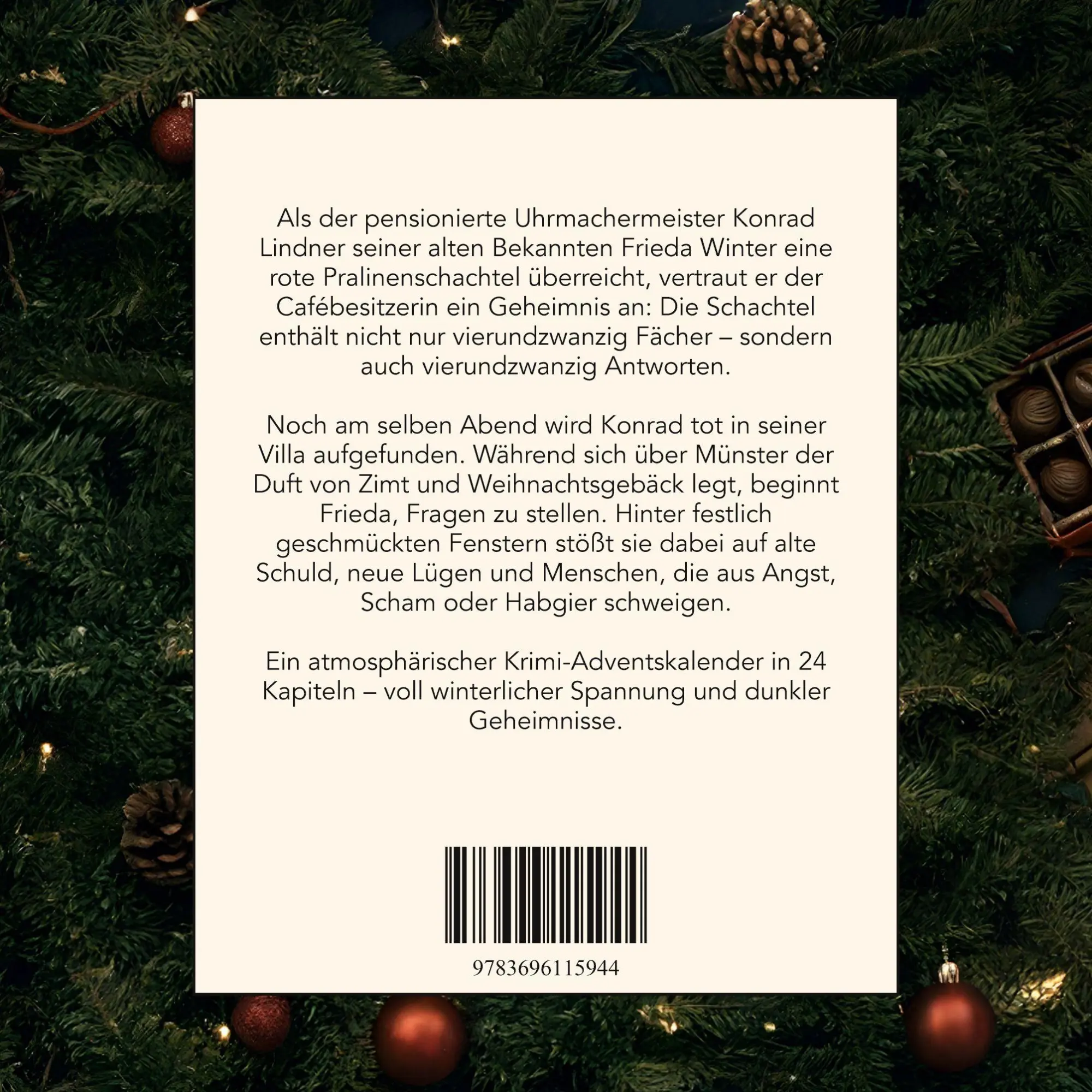 Rückseite: 9783696115944 | Mord in Münster | Der Krimi-Adventskalender in 24 Akten | Lucy Bauer
