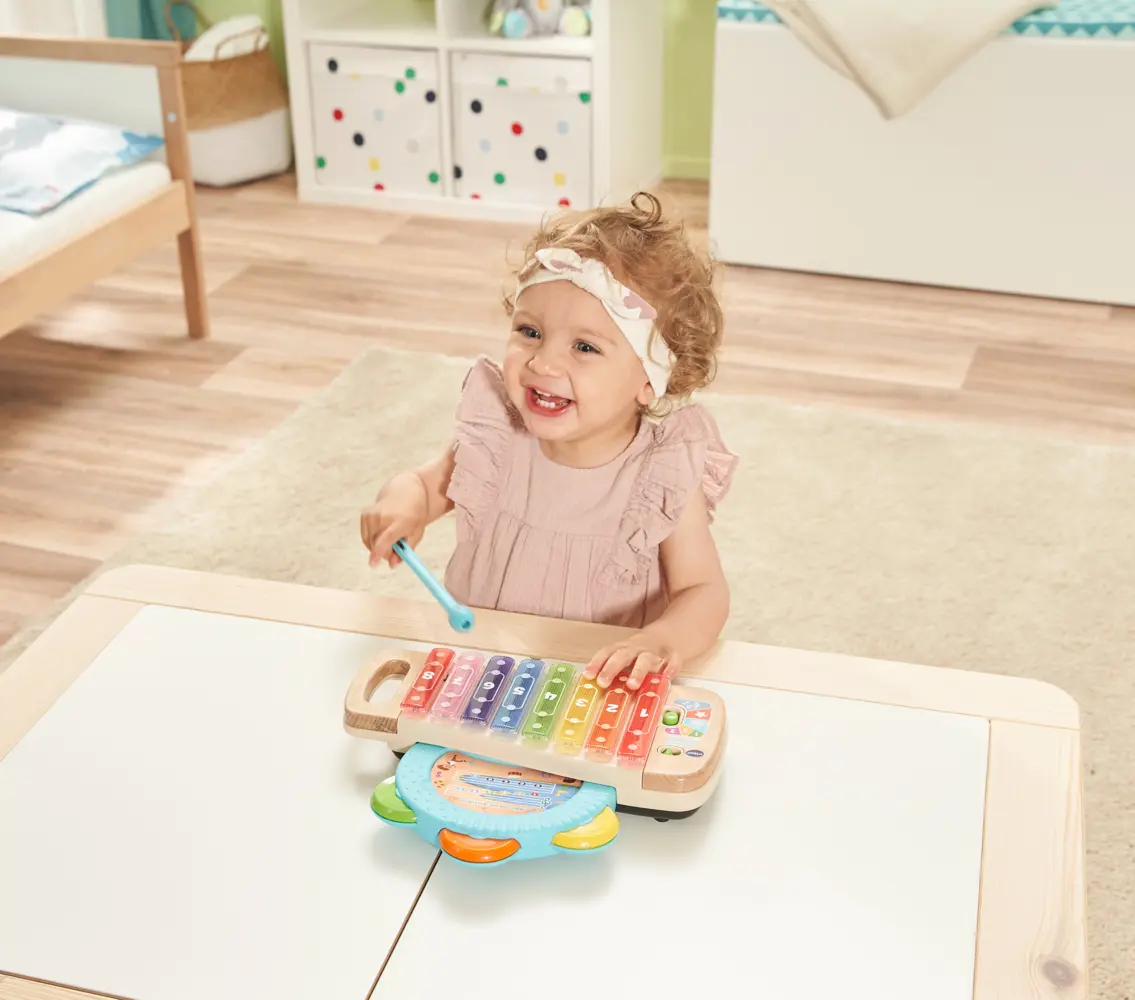 Bild: 3417766156044 | Interaktives Holz-Xylofon mit Tamburin | 80-615604 | 2022 | Vtech