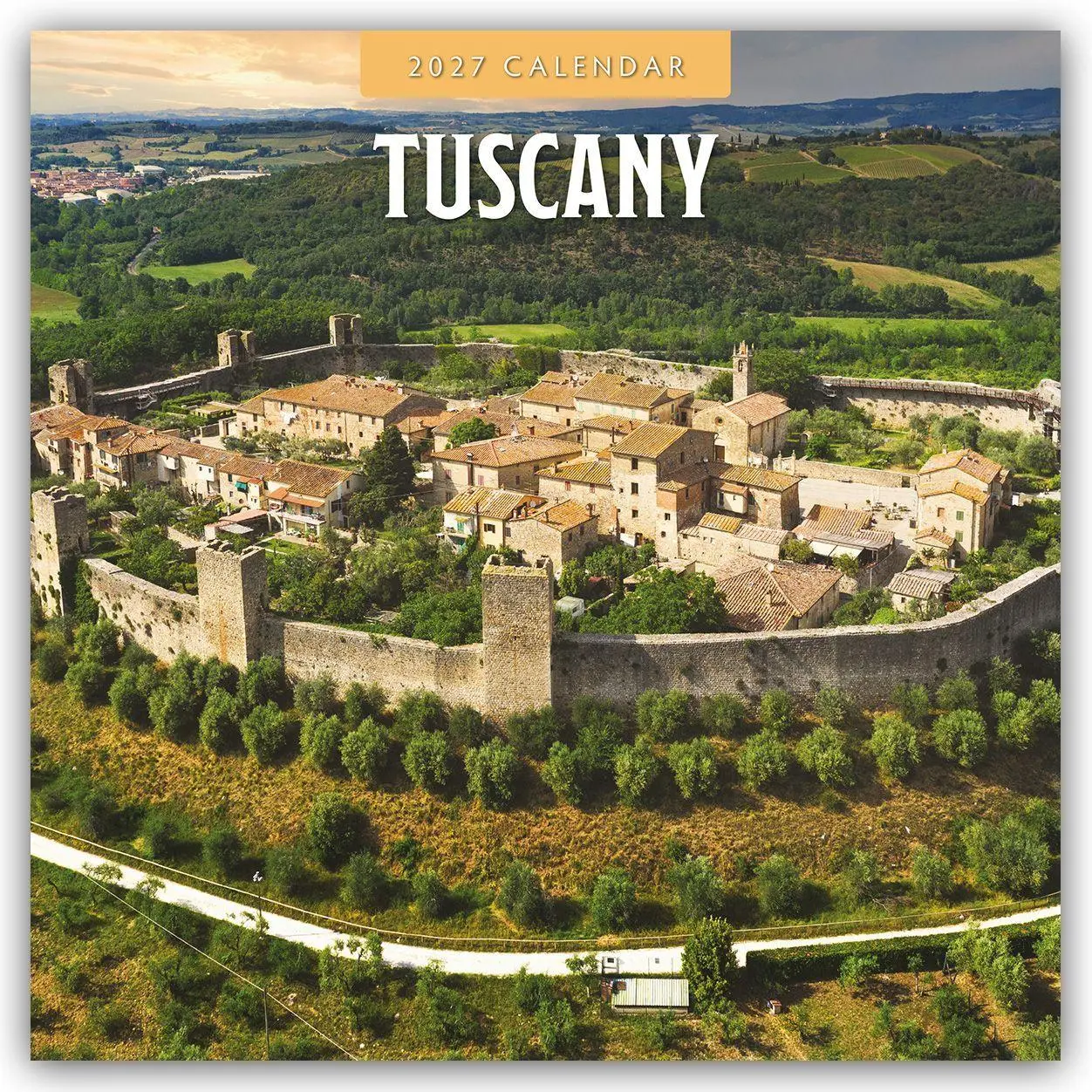 Cover: 9781837016044 | Tuscany - Toskana 2027 - 16-Monatskalender | Robin Red | Kalender