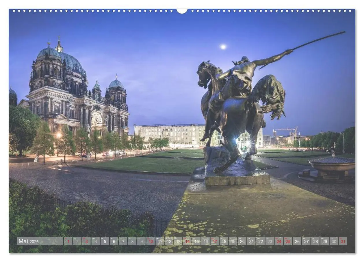 Bild: 9783516056044 | Berlin Citylights (Wandkalender 2026 DIN A2 quer), CALVENDO...