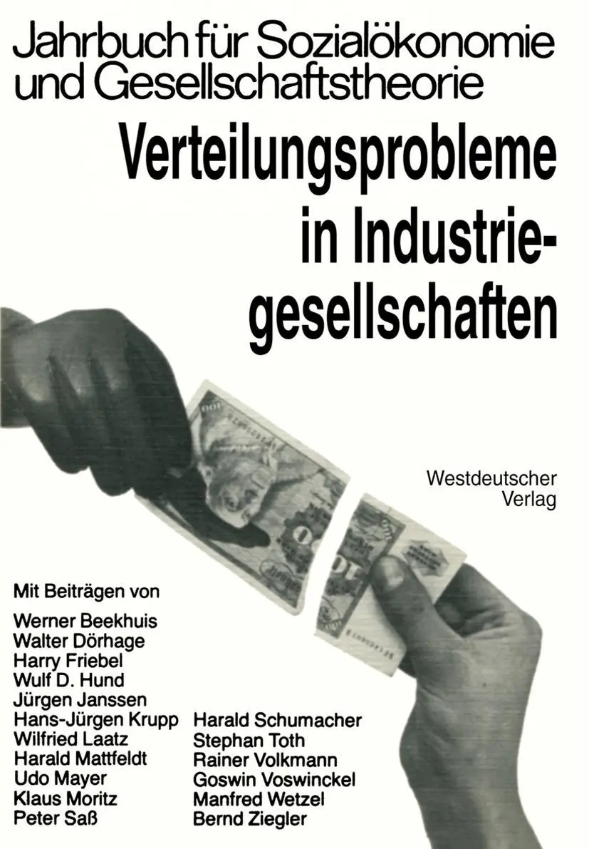 Cover: 9783531116044 | Verteilungsprobleme in Industriegesellschaften | Kenneth A. Loparo