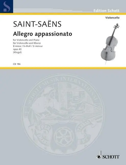 Cover: 9783795796044 | Allegro Appassionato | h-Moll. op. 43. Violoncello und Klavier. | Buch