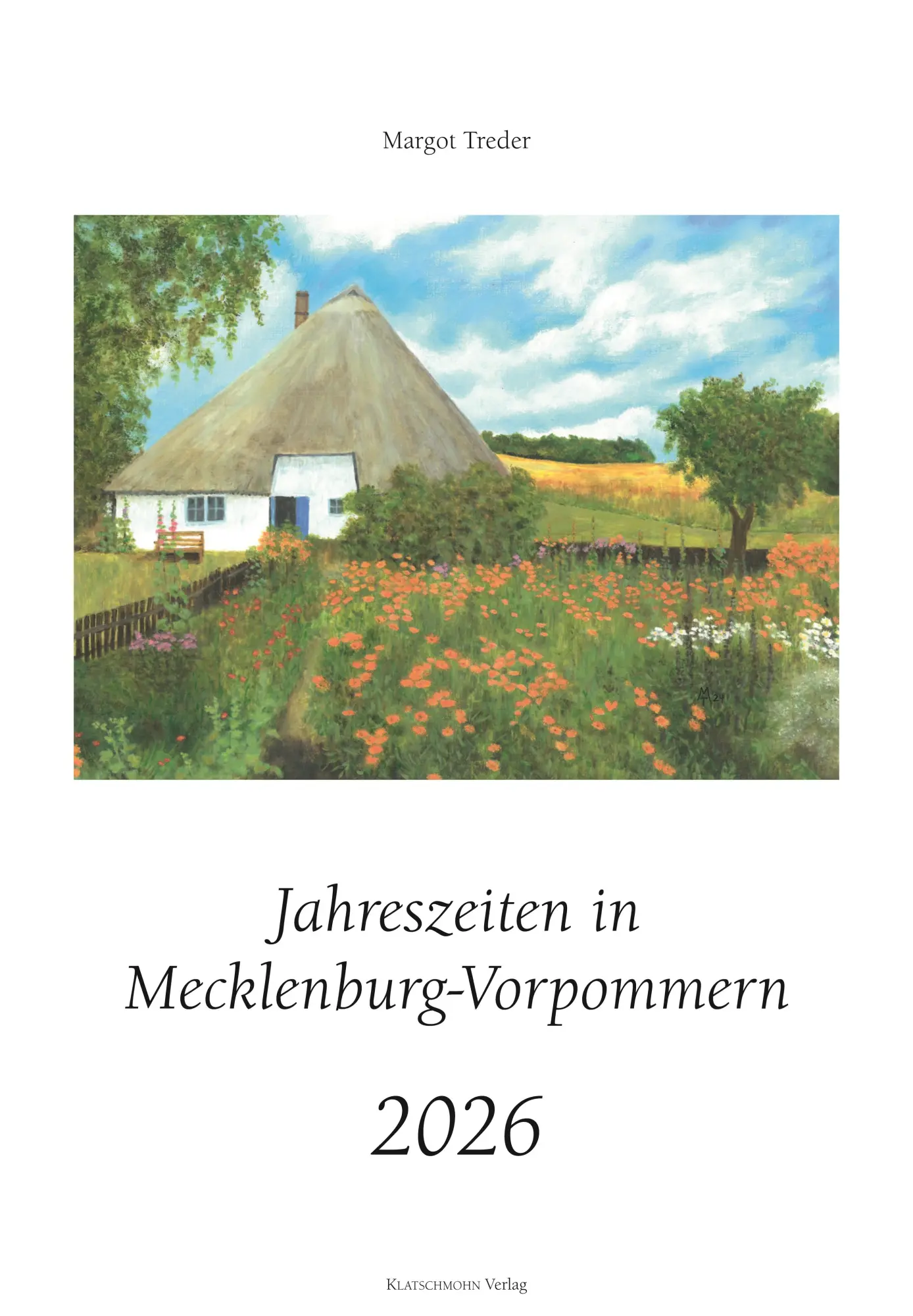 Cover: 9783910906044 | Jahreszeiten in MV 2026 | Margot Treder | Kalender | Deutsch | 2026