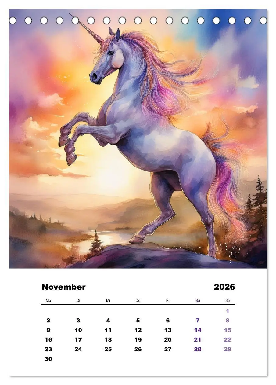 Bild: 9783457646144 | Mystic horses - Pferde aus Fantasie und Sagenwelt (Tischkalender...