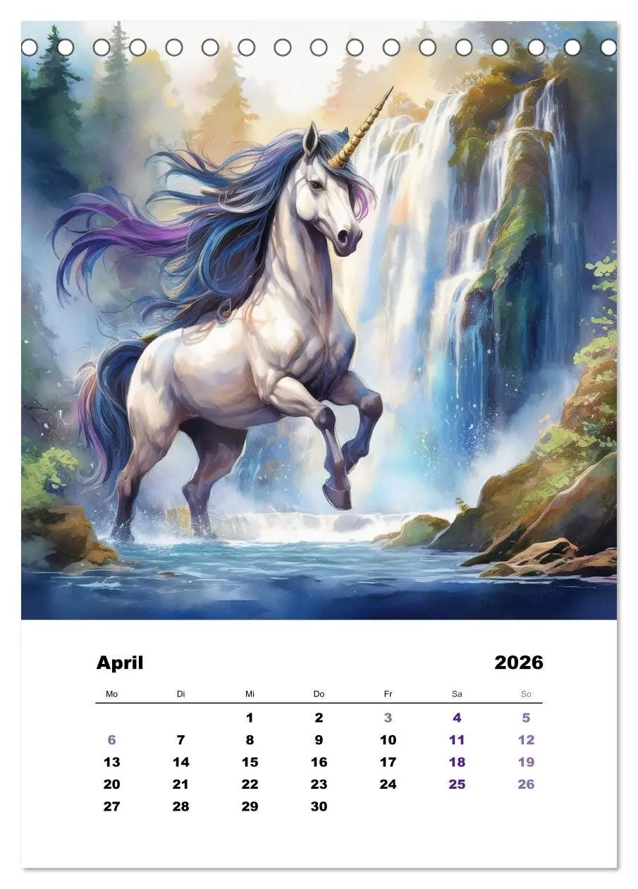 Bild: 9783457646144 | Mystic horses - Pferde aus Fantasie und Sagenwelt (Tischkalender...