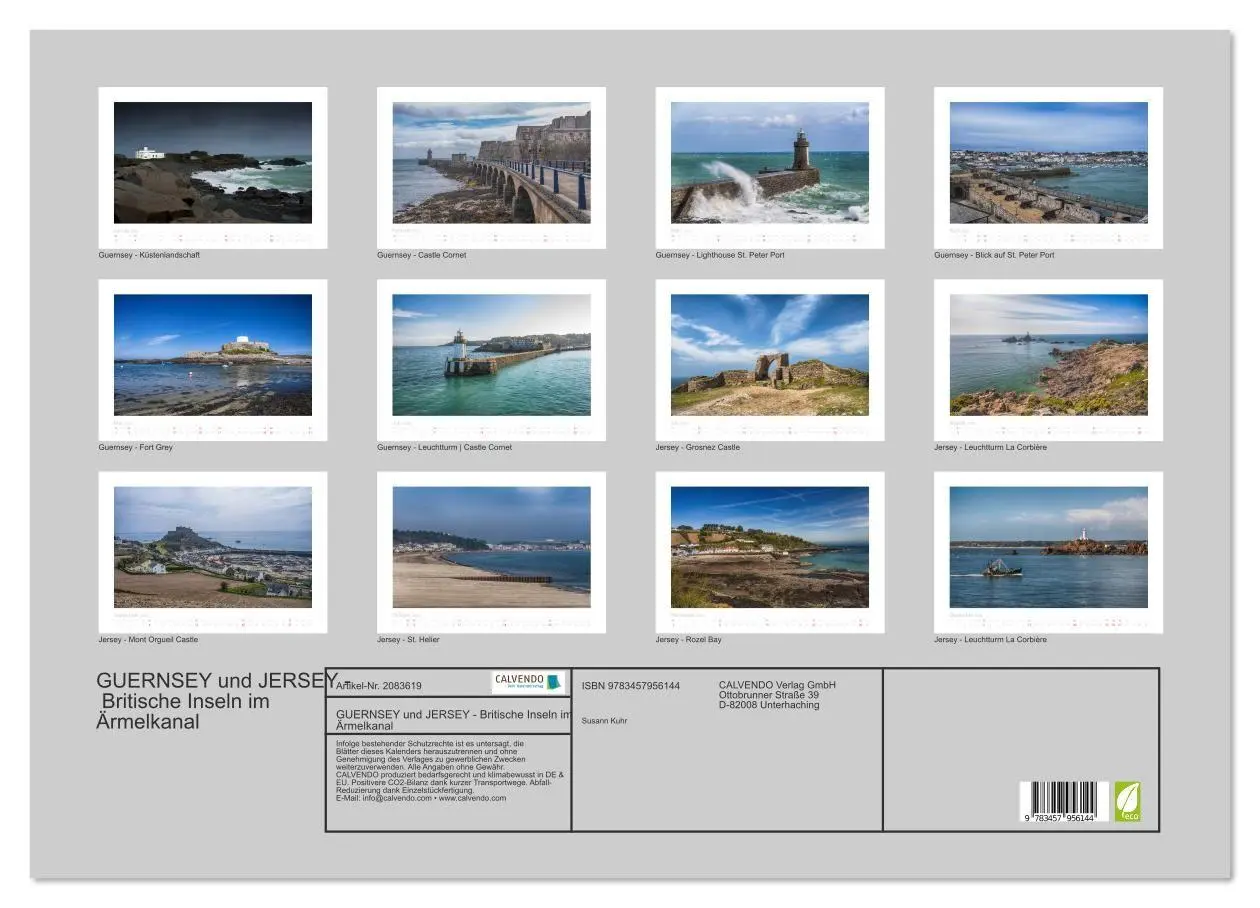 Bild: 9783457956144 | GUERNSEY und JERSEY - Britische Inseln im Ärmelkanal (Wandkalender...