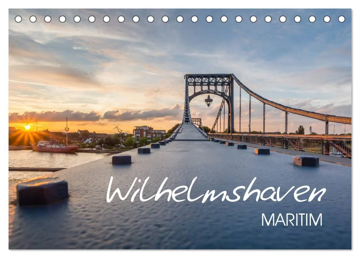Cover: 9783516116144 | Wilhelmshaven maritim (Tischkalender 2026 DIN A5 quer), CALVENDO...