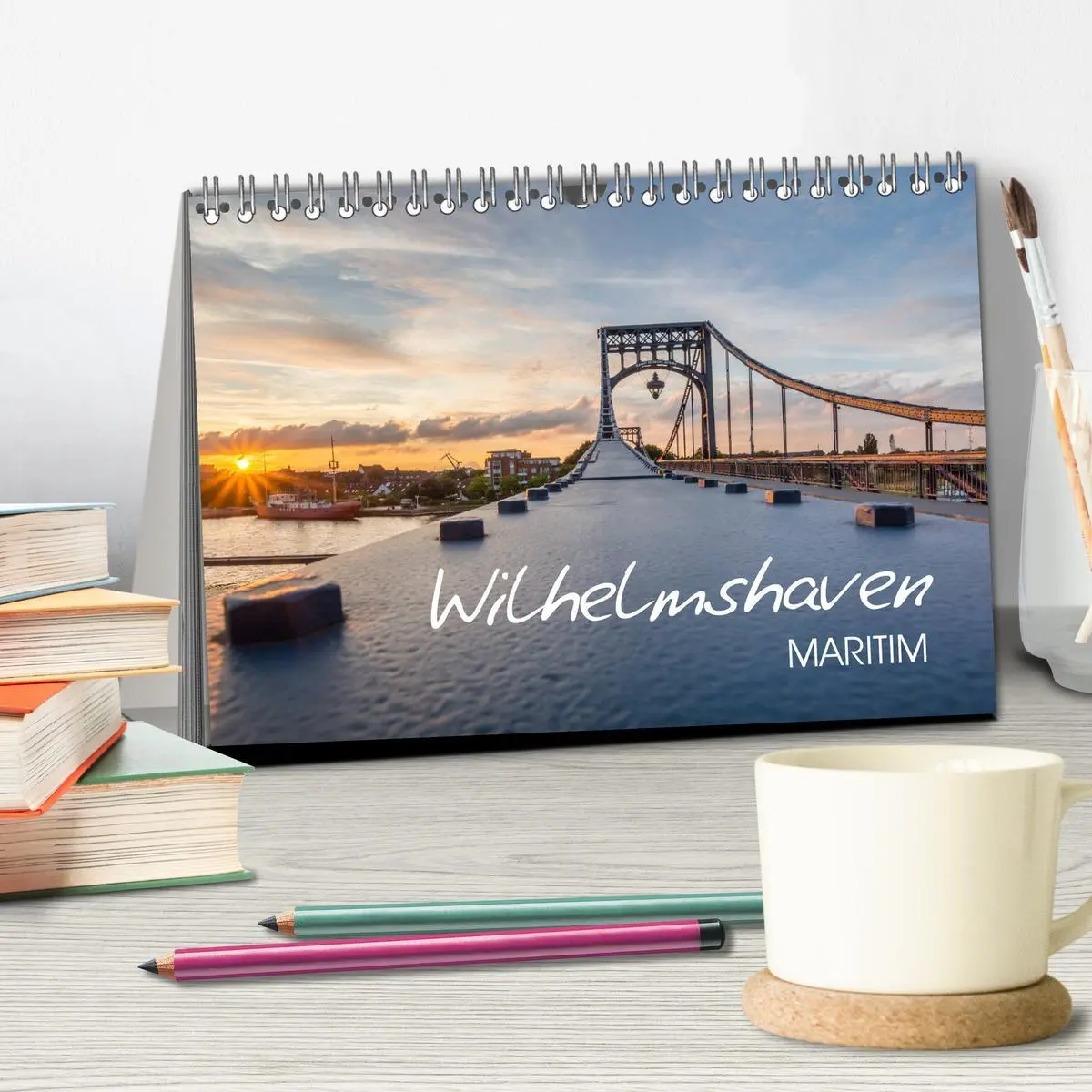Bild: 9783516116144 | Wilhelmshaven maritim (Tischkalender 2026 DIN A5 quer), CALVENDO...