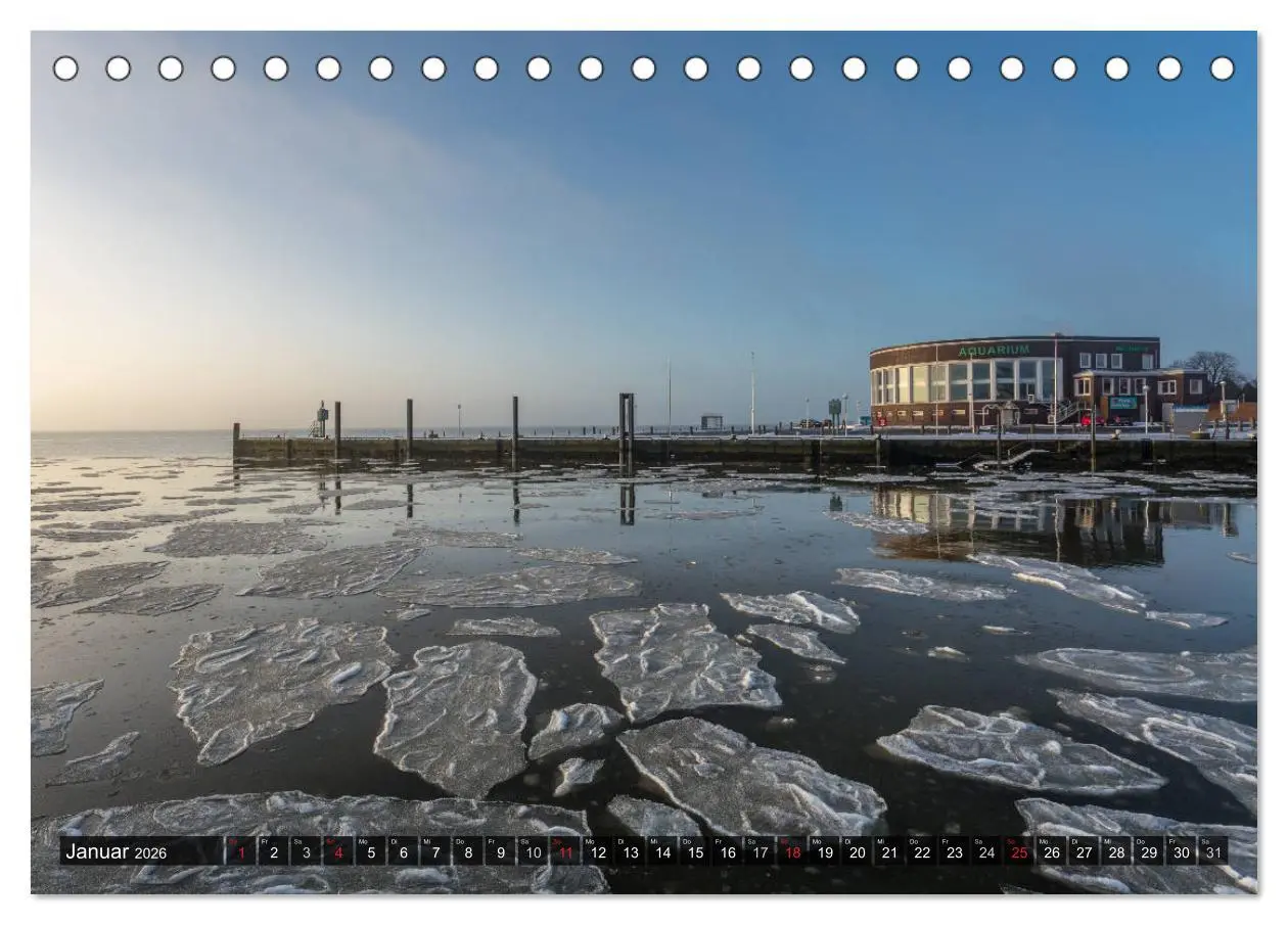 Bild: 9783516116144 | Wilhelmshaven maritim (Tischkalender 2026 DIN A5 quer), CALVENDO...