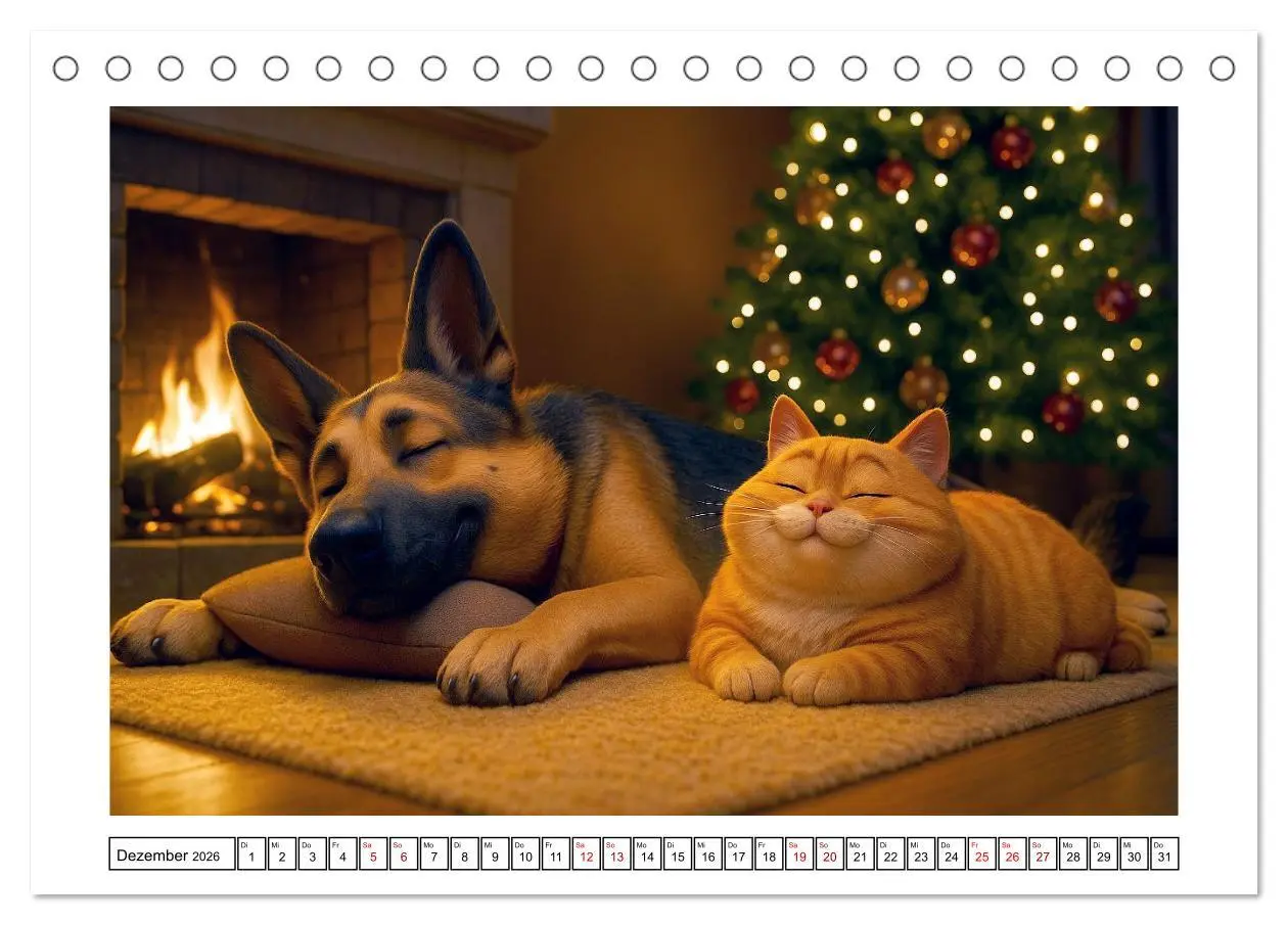 Bild: 9783516596144 | Schäferhund im fröhlichen Dienst (Tischkalender 2026 DIN A5 quer),...